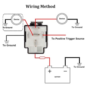 5-Pin 12 V hợp nhất chuyển tiếp chuyển đổi kit 30 amp 12 Volt ô tô Rơ Le với cầu chì cho xe ô tô tự động - Product Image 4