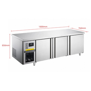 Réfrigérateur de cuisine commercial <span class=keywords><strong>400L</strong></span> sous le comptoir refroidisseur d'air congélateur à température unique banc de travail pour restaurant comptoir refroidisseur - Product Image 6