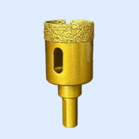 Ensemble de forets pour scie cloche à diamant brasé 6 pièces finition jaune pour carreaux de céramique verre sable marbre outil multifonctionnel forage efficace