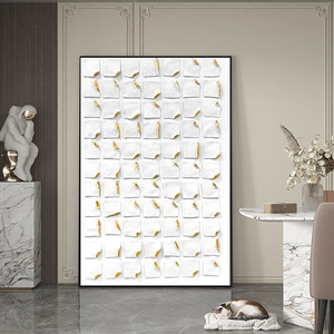 Décor à la maison technique mixte oeuvre abstraite Art mural fait à la main acrylique oeuvre 3D <span class=keywords><strong>cadre</strong></span> peinture - Product Image 4