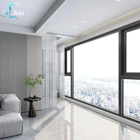 Ventana Fija de Aluminio, Aislamiento Térmico y Acústico, Directo de Fábrica, Residencial