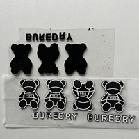 Patch de transfert thermique 3D en gel de silice pour vêtements personnalisés, impression par transfert thermique en silicone souple