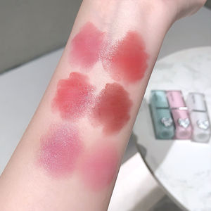 Gege Bear Vegan HALAL Certifié Crème Minérale Mate Hydratante Rouge à Lèvres Sandwich Brillant Effet Miroir Lèvres Pleines Longue Durée - Product Image 4