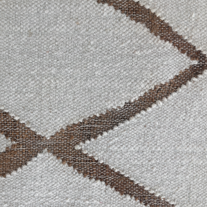 พรมทอมืออินเดียทำจากขนสัตว์และปอกระเจา รูปทรงสี่เหลี่ยมผืนผ้า ทันสมัย กันลื่น กันฝุ่น เหมาะสำหรับสำนักงาน ทางเข้าบ้าน หรือระเบียง - Product Image 1