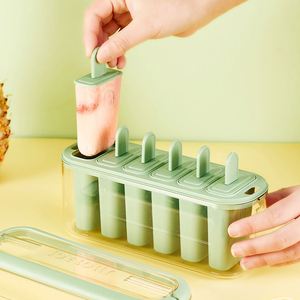 Moldes Reutilizables de Grado Alimenticio para Helados de Niños, Moldes Caseros para Helados, Molde para Helados, Fabricante de Moldes para Helados con Palitos y Tapas - Product Image 5