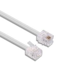 Aangepaste Lengte Platte/Opgerolde Draad Jumper Verlengkabel 2 Paar <span class=keywords><strong>4</strong></span> Cores Spiraal Veer Utp 6P Rj11 Telefoon <span class=keywords><strong>Patch</strong></span> Snoer - Product Image 4