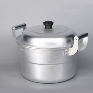 Aluminum Steamer <b>Pot</b> 5L And Above <b>Large</b> Capacity With Lid For Steaming And Boiling Water Household Use - Product Image 2