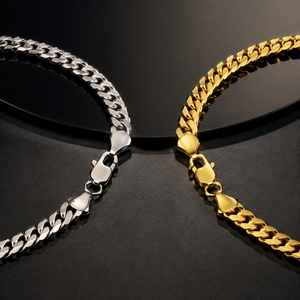 Hot Sale Stainless Steel <b>Titanium</b> Steel Miami Cuban <b>Chain</b> Necklace Gold Plated Hypoallergenic Hip Hop Jewelry Wholesale - Product Image 4