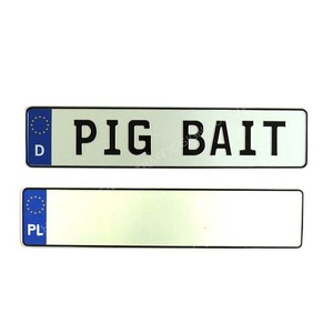 Alta calidad de encargo personalizado decorativo reflectantes coche de la película de placas - Product Image 3