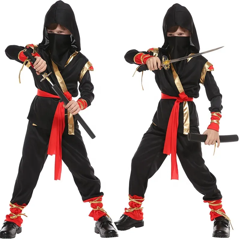 2022 Anime Cosplay Kinderen Ninja Kostuum Carnaval Party Rollenspel Halloween Japanse Ninja Kostuum Voor Jongens