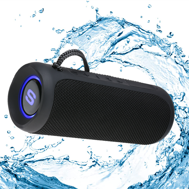 New Arrival 25W Super Deep Bass Portable Wireless Waterproof Speaker TWS/Hands-free/Aux-in/RGB Lights