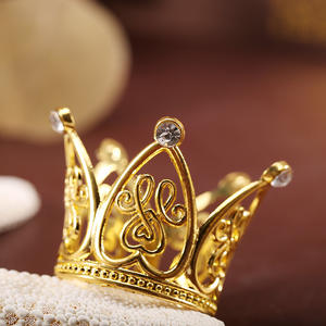 皇冠蛋糕礼帽生日迷你皇冠珍珠头饰儿童公主生日头饰皇冠 - Product Image 5