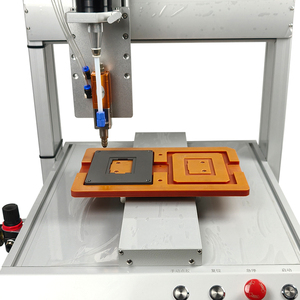 Machine de distribution de colle LED à seringue programmable CNC PLC à 3 axes haute vitesse <span class=keywords><strong>XF</strong></span> automatique, modèle de table, garantie 1 an - Product Image 6