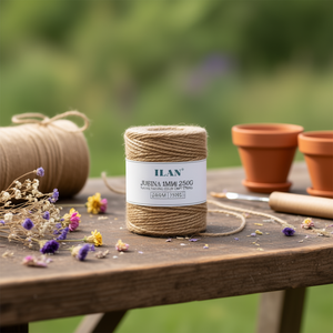 Spago di Iuta Ilan 1mm 250G Colore Naturale per Artigianato - Product Image 2