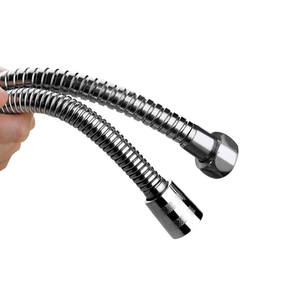 Modern tasarım paslanmaz çelik örme duş hortumu pirinç somun plastik malzeme sıhhi tesisat kategorisi ile esnek Pull-Out - Product Image 5
