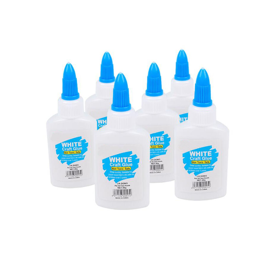 Colle blanche Non toxique de qualité supérieure, colle PVA 40g 60g 100g 120g avec logo personnalisé pour enfants