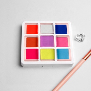 <span class=keywords><strong>Palette</strong></span> d'eyeliner colorés UV, néon végétalien mat Pastel activé par l'eau, étiquette privée, revêtement de gâteau Hydra - Product Image 4