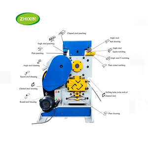 Low Price 6mm 8mm 10mm Angle Iron Ironworker Industrial Mechanical Combined <strong>Punch</strong> Shear for Metal Fabrication <strong>Line</strong> - Product Image 1