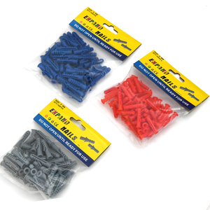 Produsen Penyangga Dinding Plastik, Penyangga Ekspansi Nylon, Sekrup Drywall Ekspansi Abu-abu, Penyangga Dinding Plastik - Product Image 6