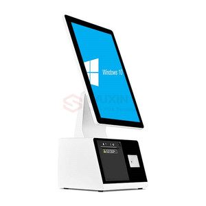 Hệ thống màn hình cảm ứng POS 15.6 'tất cả trong một cửa sổ máy quét mã vạch tương thích Android cho các trạm xăng Touris - Product Image 3