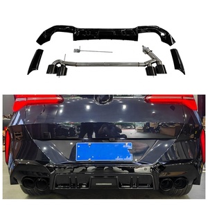 Diffusore Posteriore Nero Lucido con Scarico per <span class=keywords><strong>BMW</strong></span> G45 <span class=keywords><strong>X3</strong></span> M Sport Performance 2025-26 - Product Image 1