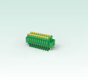 스트립 길이 9-10mm 산화 저항 전기 전도도 플러그 가능 PCB 배리어 터미널 블록 박스