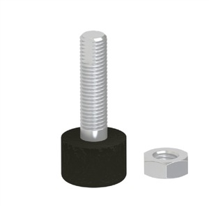 Misumi Shock Absorber <b>Blocks</b> Low Elasticity <b>Rubber</b> Bolts MJ6 1-78 Blackening Nickel Plating Factory Direct Sales - Product Image 2