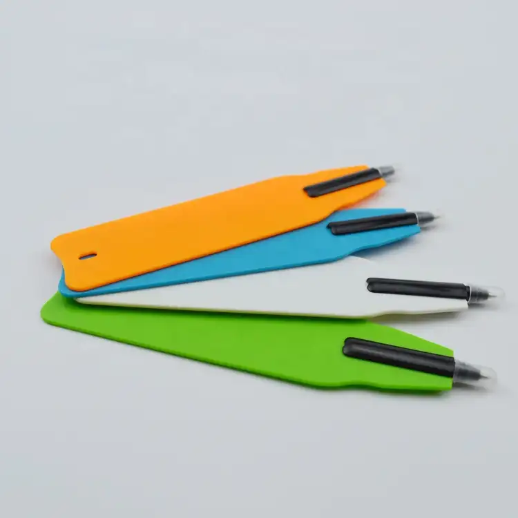 Популярная дешевая шариковая ручка с логотипом на заказ, плоская Закладка, новинка, гелевая Шариковая ручка для различных ярких дизайнов