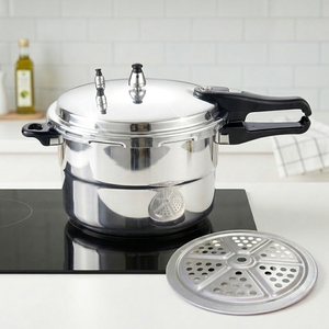 Cocotte-<span class=keywords><strong>minute</strong></span> en aluminium de 3 litres pour usage en cuisine, en promotion, compatible avec les plaques à induction - Product Image 1
