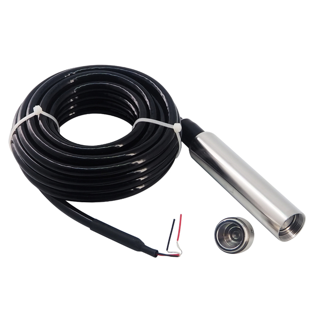 IP68 Submersible Level Transmitter 4-20mA RS485 Output Hydrostatic Water Level Sensor for Deep Well Tank