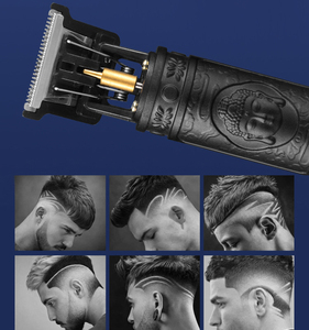 Mini Tondeuse <span class=keywords><strong>Électrique</strong></span> Portable Rechargeable pour Cheveux et Barbe Professionnelle pour Hommes Barbiers - Product Image 3