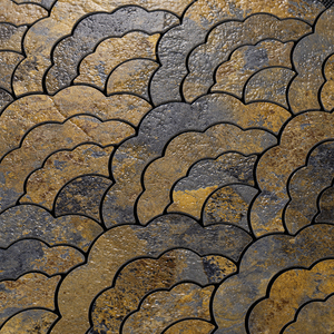 Nouveauté Panneau composite en aluminium en forme de nuage en bronze moderne anti-moisissure, <span class=keywords><strong>mosaïque</strong></span> adhésive, carrelage mural intérieur de cuisine - Product Image 4