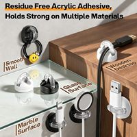 Accessoire JIAEN en Plastique à Usages Multiples, Support Magnétique en Silicone Pratique pour Organisation Électronique