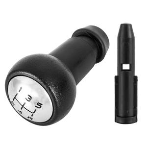 Pommeau de levier de vitesse de voiture, 5 vitesses, en plastique noir, ergonomique, pour Peugeot 307 207 206 Citroën - Product Image 2