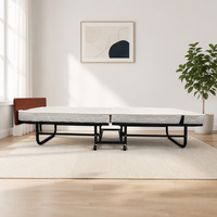 Lit pliant en métal de haute qualité, durable, moderne et portable, idéal pour les hôtels, les chambres, les hôpitaux, les bureaux et les écoles, fabriqué par Sanyee Source Factory.