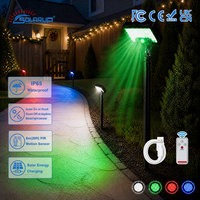 Lampu Natal Tenaga Surya Luar Ruangan Tahan Air Rgb Merah/Hijau/Biru/Putih Kecerahan Tinggi Lampu Taman Tenaga Surya