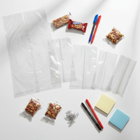 Sacs en cellophane transparents personnalisés biodégradables en PLA avec impression en héliogravure pour bonbons et aliments de Noël