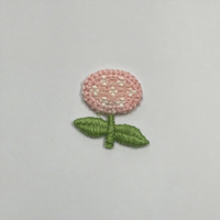 Patchs en tissu mignons, fleurs brodées, patchs décoratifs DIY, appliques, fleurs en coton polyester tricoté, accessoires pour enfants