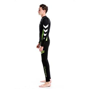 Due pezzi 3Mm costume da bagno Modulare da sub da uomo e donna 2 pezzi pietra calcarea con Zip anteriore in Neoprene costume da surf - Product Image 6