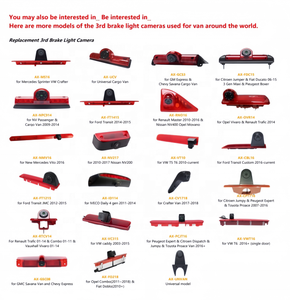 Tovision <span class=keywords><strong>Wireless</strong></span> 5 "AHD Digital IPS <span class=keywords><strong>Monitor</strong></span> con sistema de cámara de visión trasera IR para 3rd Stop Universal Cargo Van Brake Light <span class=keywords><strong>Camera</strong></span> - Product Image 6