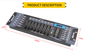 Contrôleur <span class=keywords><strong>DMX</strong></span> 512 Baiqi 240CH <span class=keywords><strong>192</strong></span> canaux, <span class=keywords><strong>console</strong></span> de contrôle, contrôleur de lumière LED, éclairage de scène - Product Image 5