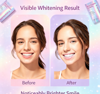 Bandes blanchissantes pour les dents naturellement puissantes et sans sensibilité, 28 bandes, sûres pour l'émail, sans résidus