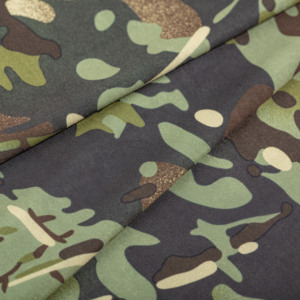 RTS 94 폴리에스터 6 스판덱스 니트 그린 CP 디지털 인쇄 위장 캐주얼 원단 아이스 슬리브 용 - Product Image 3