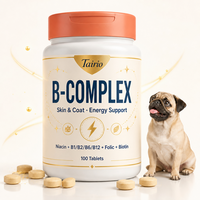 Complexe de vitamines B pour chiens, santé de la peau et du pelage, soutien du métabolisme énergétique, comprimés, 100 unités, soins quotidiens, OEM