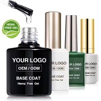 Vernis à ongles en gel UV DIY français en marque privée OEM, base coat, top coat, sans essuyage, brillance élevée, longue durée, non toxique, en flacon