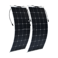Panneaux Solaires Coûts Panneau Solaire Monocristallin 100W 120W 200W Panneaux Solaires Flexibles pour le Maroc