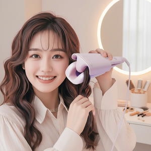 New Product Multi Styler Curling Iron Anti Flying Nozzle Negative Ionic <b>Hair</b> Dryer Air Brush Set Customizable - Product Image 1