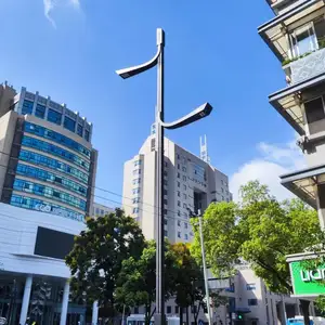 6M 8M 10M 12M Aluminum/Stainless Steel/Galvanized Steel Street Light Pole Tapered Road Light Poles Lamp Pole Supplier