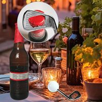 Ensemble d'ouvre-bouteille manuel en métal marron WEIBU, poignée en alliage de zinc, tire-bouchon, bouchons de vin, coffret cadeau pour mariage, anniversaire, boissons