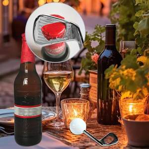 Ensemble d'ouvre-bouteilles manuel en métal pour le golf, avec poignée en alliage <span class=keywords><strong>de</strong></span> zinc, <span class=keywords><strong>tire</strong></span>-<span class=keywords><strong>bouchon</strong></span>, bouchons <span class=keywords><strong>de</strong></span> vin, ouvre-bouteilles pour mariage et anniversaire, coffret cadeau pour boissons - Product Image 5